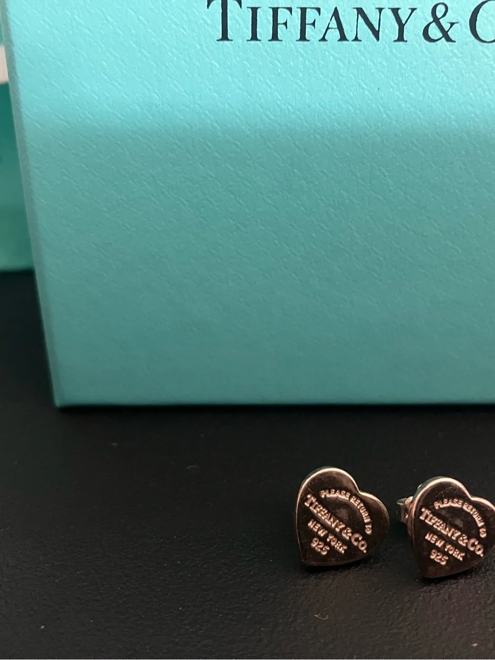 Tiffany & Co. Silver Earrings w/All Original Packaging